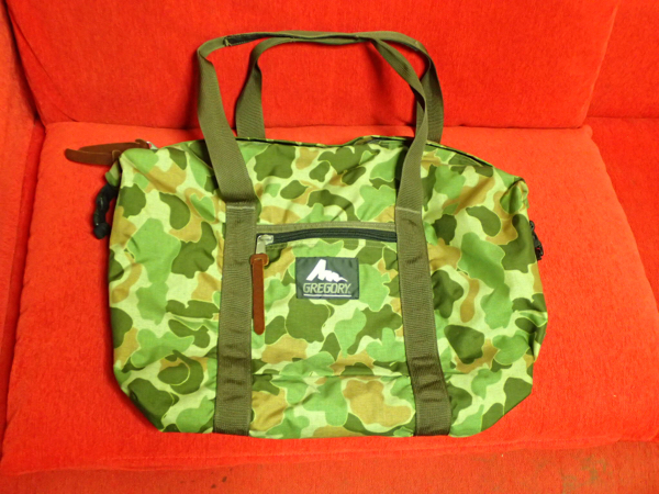 グレゴリー 迷彩 プルダウントート レア USA製 カモフラ 未使用