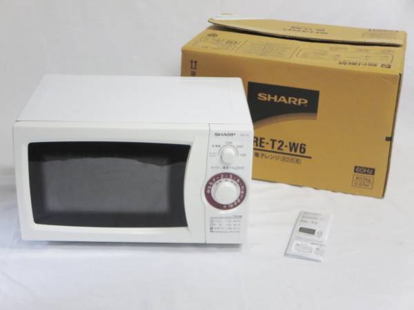 SHARP シャープ 電子レンジ RE-T2-W6 60Hz 中古26福53