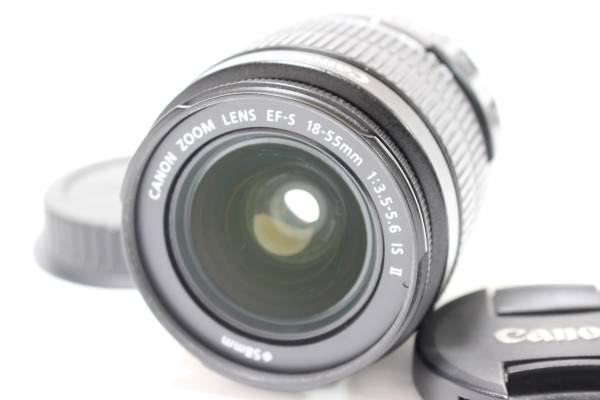 極美品◆Canon キャノン EF-S 18-55mm F3.5-5.6 IS II◆