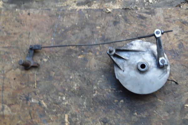 当時物 純正 GS400 リアブレーキパネル GS400E GS400L