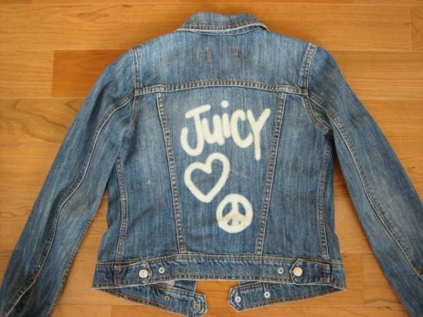 □ジューシークチュール□バックプリント・Gジャン□USED□ Juicy 