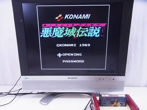 FC ファミコンソフト 悪魔城伝説 ソフトのみ コナミ/E1453/6