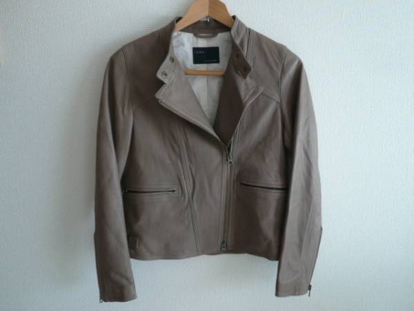 即決!IENA★ラムレザー ライダースジャケット検スピック&スパン