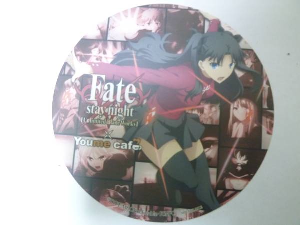 Fate Stay Night 香港アニメイトカフェ コースター 遠坂凛 コミック アニメグッズ 売買されたオークション情報 Yahooの商品情報をアーカイブ公開 オークファン Aucfan Com