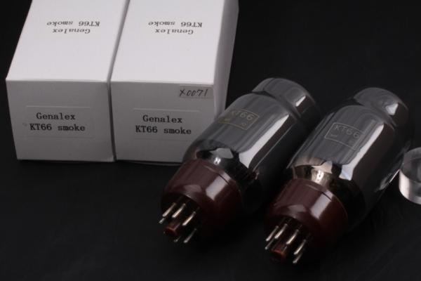 ★VS★ KT66 smoke Genalex 測定データ付 2本組 真空管 X0071