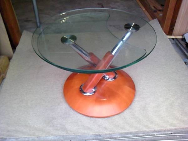 ロナルドシュミット 可動ガラステーブル IDC 大塚家具 ドイツ　