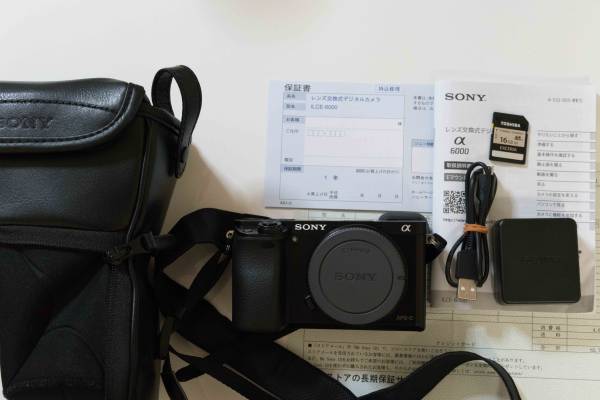 α6000 ブラック　備品　おまけ付き　ソニーストア購入