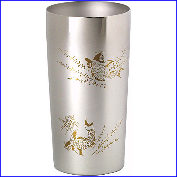 ★チタンタンブラー プレミアム鯉■350ml■二重保温構造■日本製