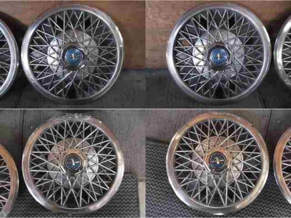 セドリック？グロリア？ホイールキャップ 14インチ 4枚 1685 H-1 日産