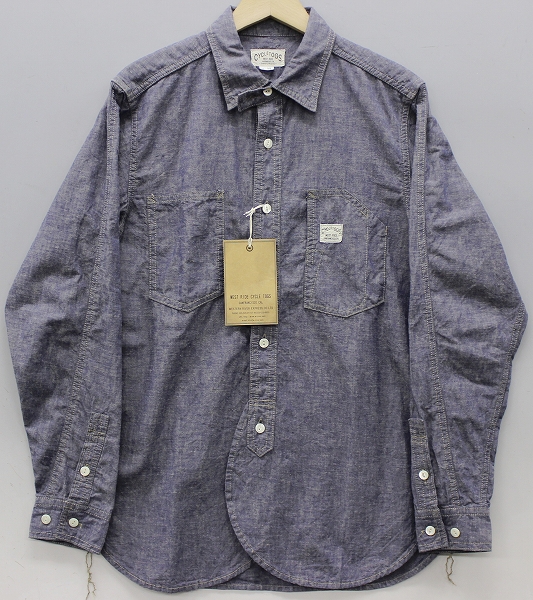 st8116/未使用 ウエストライド PCH シャンブレーシャツ WESTRIDE