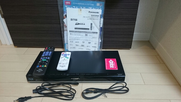 PanasonicブルーレイレコーダーDMR-BWT510 2番組同時録画 美品