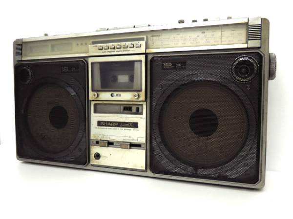 SHARP シャープ GF-505 ラジカセ サウンド レトロ品 GF-505SB SHARP