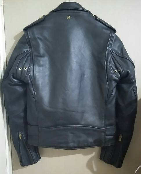 schott ダブルライダース レア物 牛革 黒 618 34 MADE IN USA 618US 