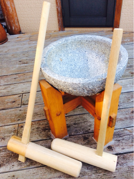 餅つきセット 中古 キネ 臼 臼台 
