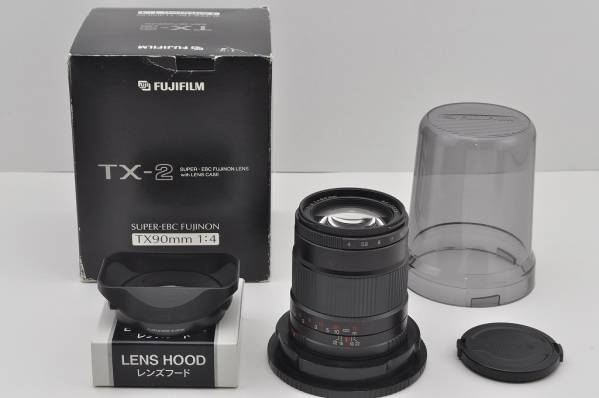 パノラマプロフェッショナルTX-2用SUPER EBC FUJINON TX90 ☆希少☆FUJIFILM SUPER-EBC FUJINON 90mm F4 TX-2用 ブラック 【公式