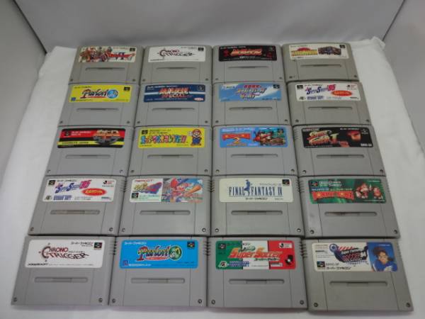 ▼ジャンク SFCソフト 102本 FF スーパーマリオコレクション他