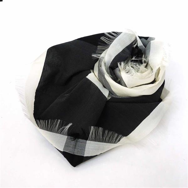 ISSEY MIYAKE(イッセイミヤケ) カラー切替大判ストール-01