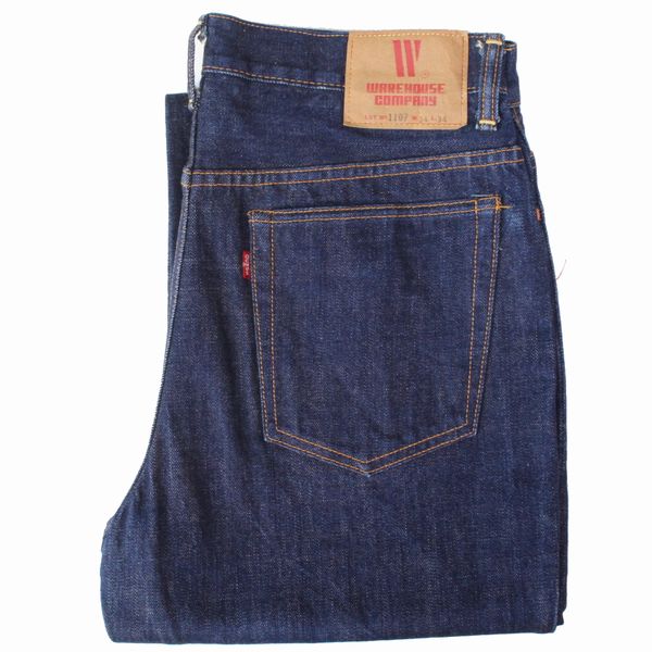 yk]美品ウエアハウス1107ブーツカット ジーンズ 旧Wパッチ W34 