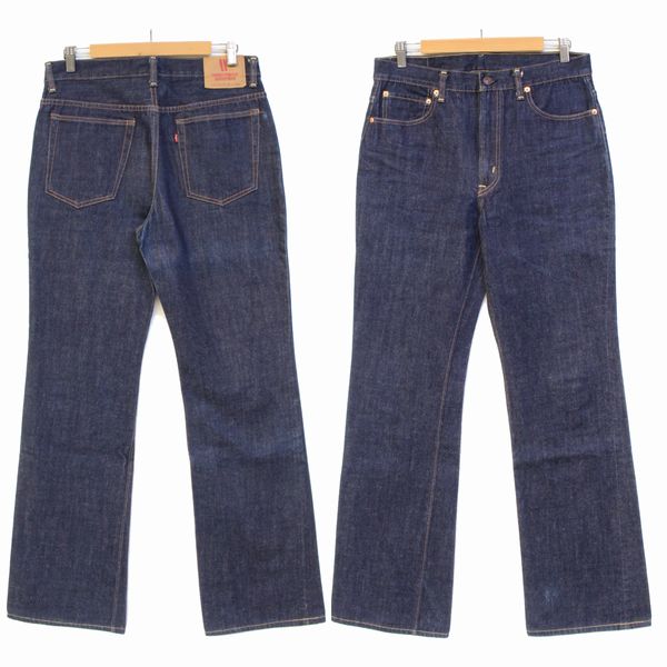 yk]美品ウエアハウス1107ブーツカット ジーンズ 旧Wパッチ W34 