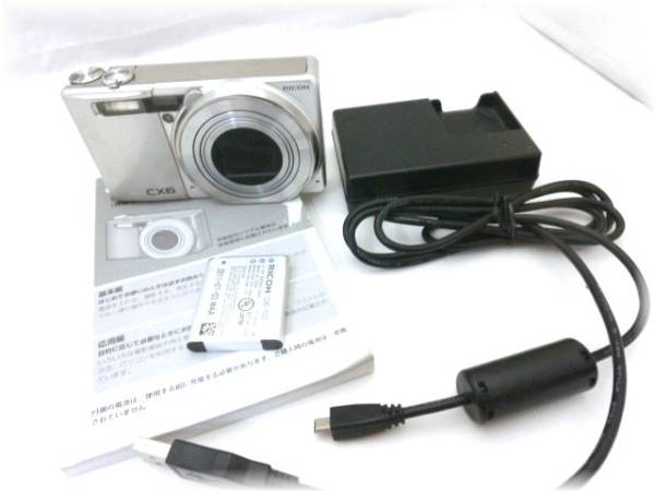 リコー/Ricoh CX6 シルバー ジャンク扱い