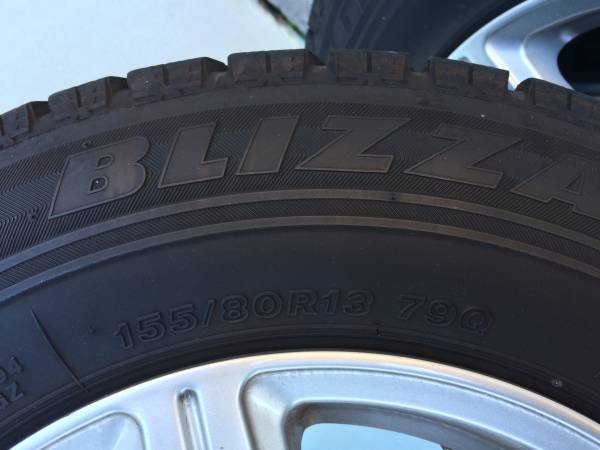 ブリジストン BLIZZAK REVO GZ 155/80R13 スタッドレス ⑤ BLIZZAK 