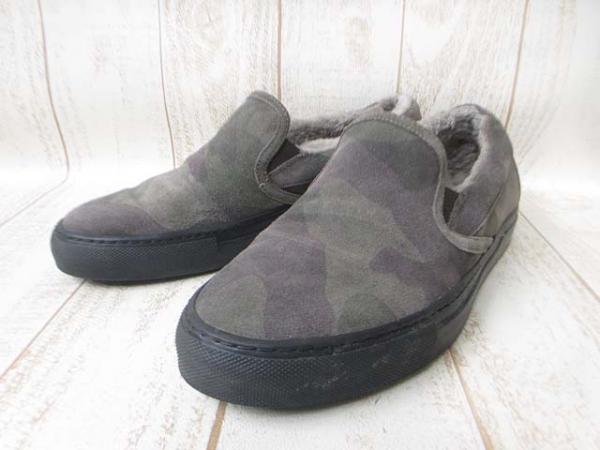 ジュンハシモト ナノユニバース スリッポン ボア カモフラ 41
