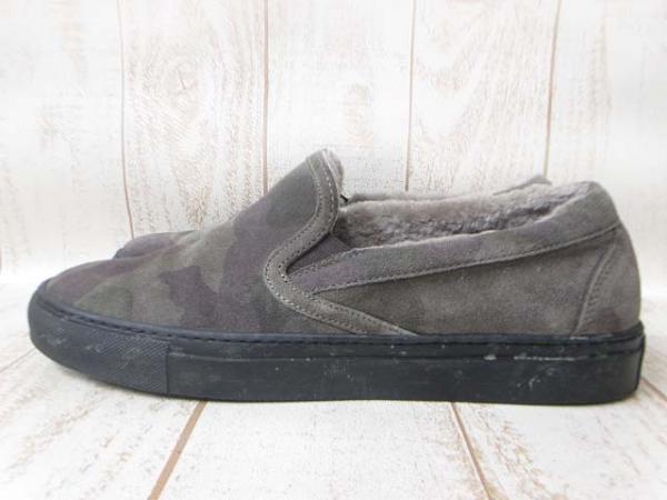 ジュンハシモト ナノユニバース スリッポン ボア カモフラ 41