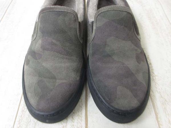ジュンハシモト ナノユニバース スリッポン ボア カモフラ 41