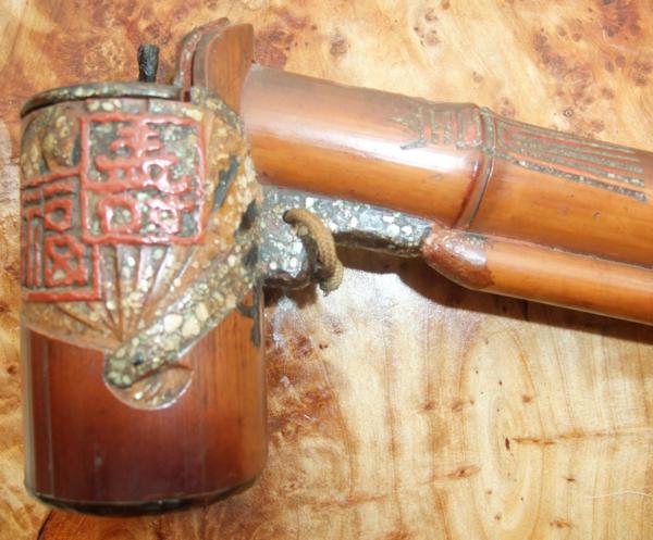 矢立 竹製 美しい蒔絵 矢立 竹製 美しい蒔絵