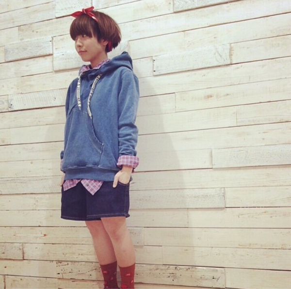 人気！mercibeaucoup，インディゴ裏毛★メルシーボークー，unisex