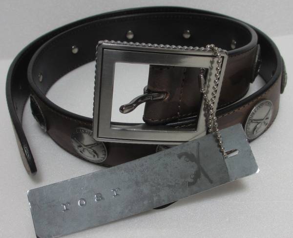 新品 ロアー roar ベルト コンチョ 二丁拳銃 レザー 18 迷彩