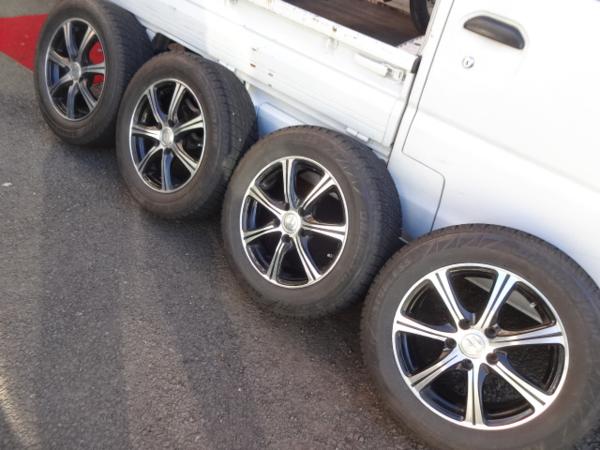 9688　BSスタッドレス215/60・社外6.5J-16+42　中古