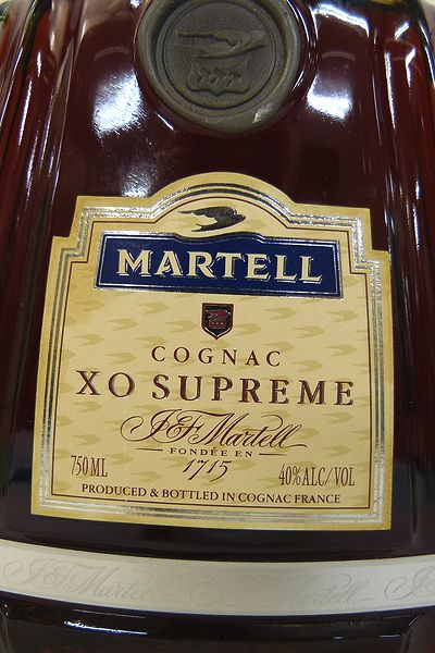 【MARTELL/マーテル/コニャック/XO SUPREME/700ml】 M3706）コニャック☆マーテル☆XO スプリーム☆750ml☆お酒 【公式通販】