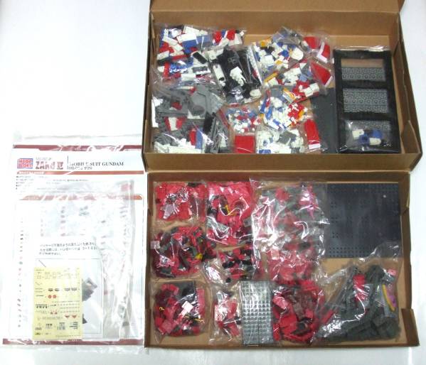 ジャンク(欠品あり)：メガブロック ガンダム／シャア専用ザク