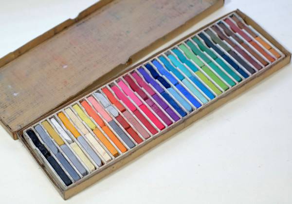 中古品】 デザイン ヌーパステル DESIGN NUPASTEL 60色 ヌーパステル
