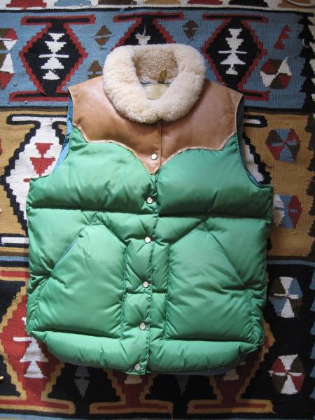 好配色 ★ ロッキーマウンテン ★ ダウンベスト レディース 緑