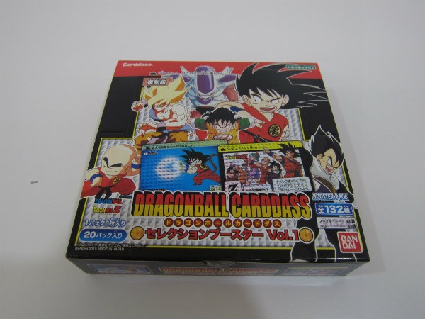未開封BOXドラゴンボール セレクションブースター ドラゴンボール カードダス セレクションブースター BOX ① 菅80 未