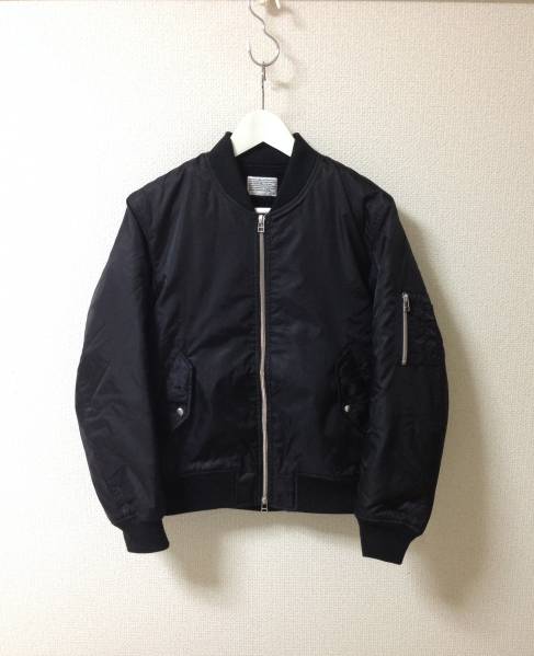 Nano Universe AZ別注 14AW ボアMA-1 S ブラック ナノユニバース