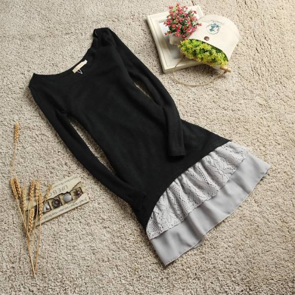 新品大きいサイズ4L17号ゴスロリ姫系キャミ付ワンピース 黒