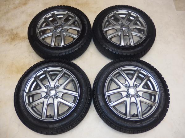 CRICKET山ありスタッドレス付155/65R14 1445+45 4H100軽自動車 値下げ
