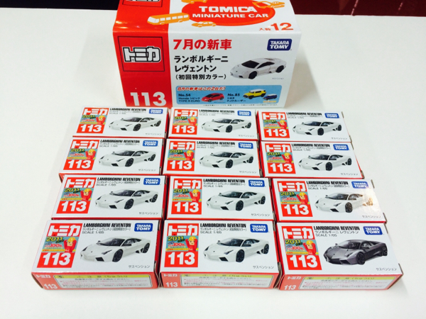 トミカ レヴェントン 初回特別カラー 11台 通常1台セット トミカ