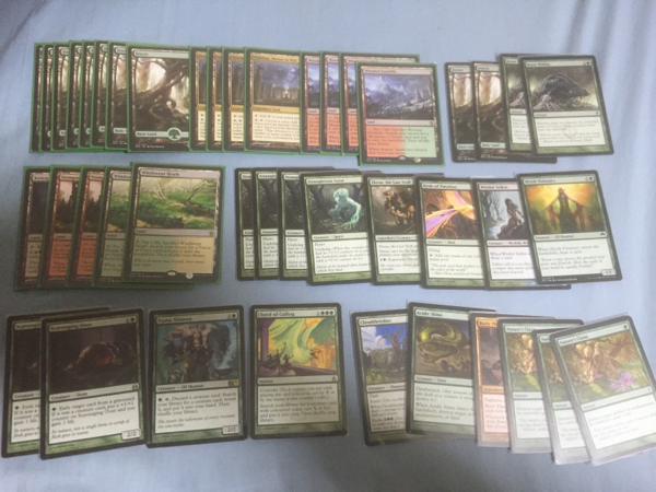 MTG モダン 緑信心 デッキ + パーツ
