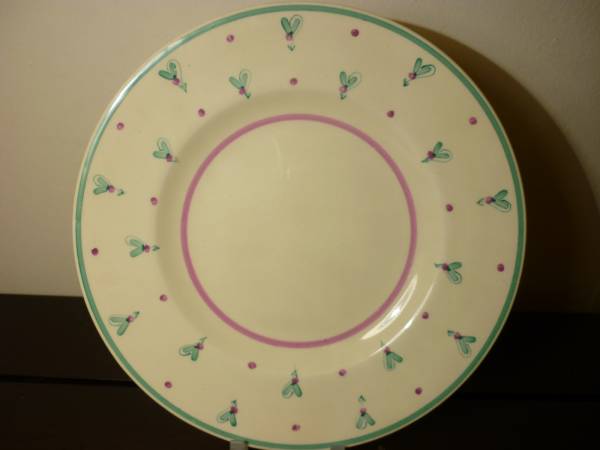 スージークーパー グリーンハート サイドプレート レア