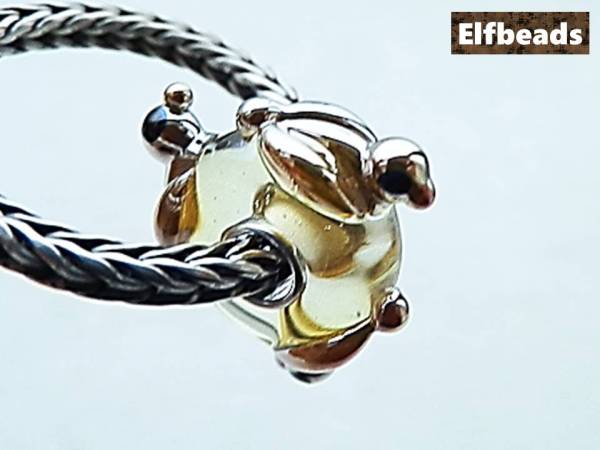 トロールビーズ適合★エルフビーズ★Gold Ducks， Elfbead★