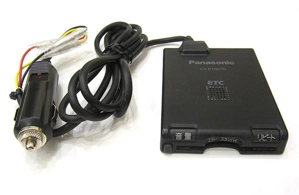 ☆松下一体型ETC・普通車登録・CY-ET807D シガー電源送料無料☆