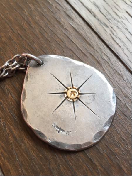 本物 ゴローズ オールド メタル 大 old 先金 イーグル フェザー