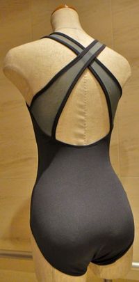 大人レオタードグレーＬ☆チャコットカペジオサンシャウェアモア