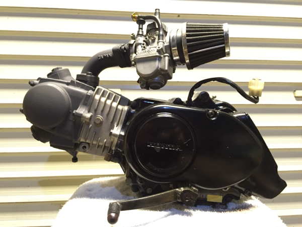 1円スタート！レア 1990 モンキー Z50J 12V 実働 黒 エンジン★