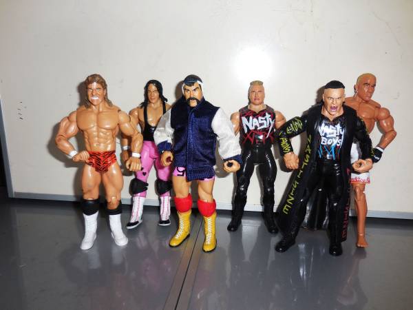 WWE CLASSICSUPERSTARS セット5体＋ティトオーティスおまけ付 WWE