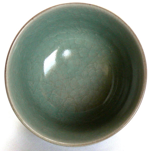 茶道具 青磁茶碗 大川内 小笠原長春 共箱 ケース販売 【小笠原長春・作